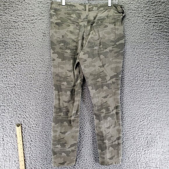 Universal Thread Jeans Womens 12/31R Green Camo High Rise Skinny Stretch - Picture 11 of 12